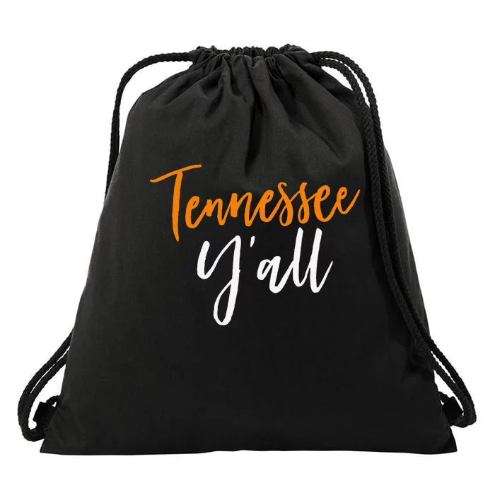 Tennessee YAll Vintage Fall Southern Cute Sports Gift Drawstring Bag