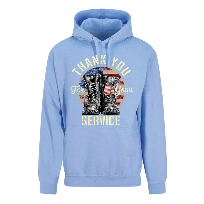 Thank You Veterans For Your Service Veterans Day Unisex Surf Hoodie