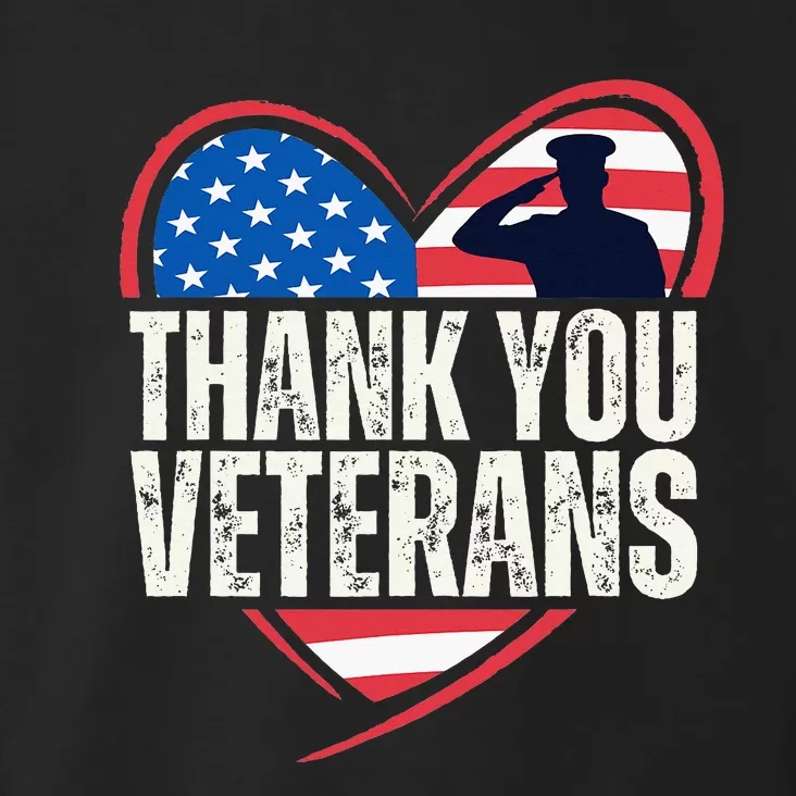 Thank You Veterans Day Partiotic Military Usa Toddler Hoodie