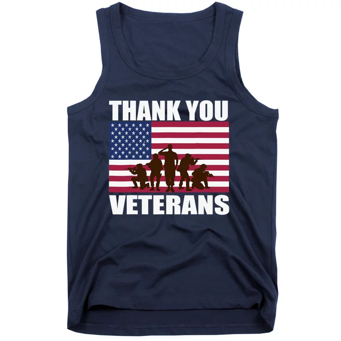 Thank You Veterans Day, Day Memorial Tank Top