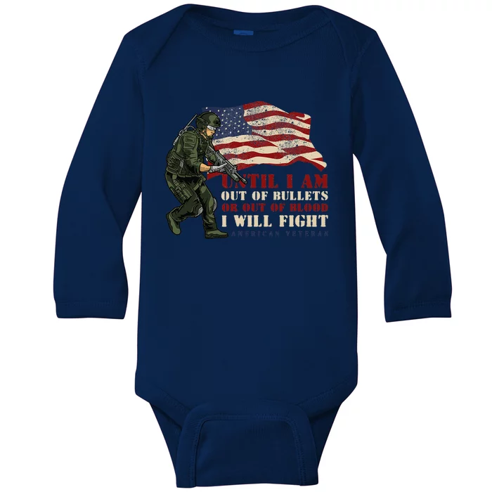 Thank You Veterans Day Day Memorial Baby Long Sleeve Bodysuit