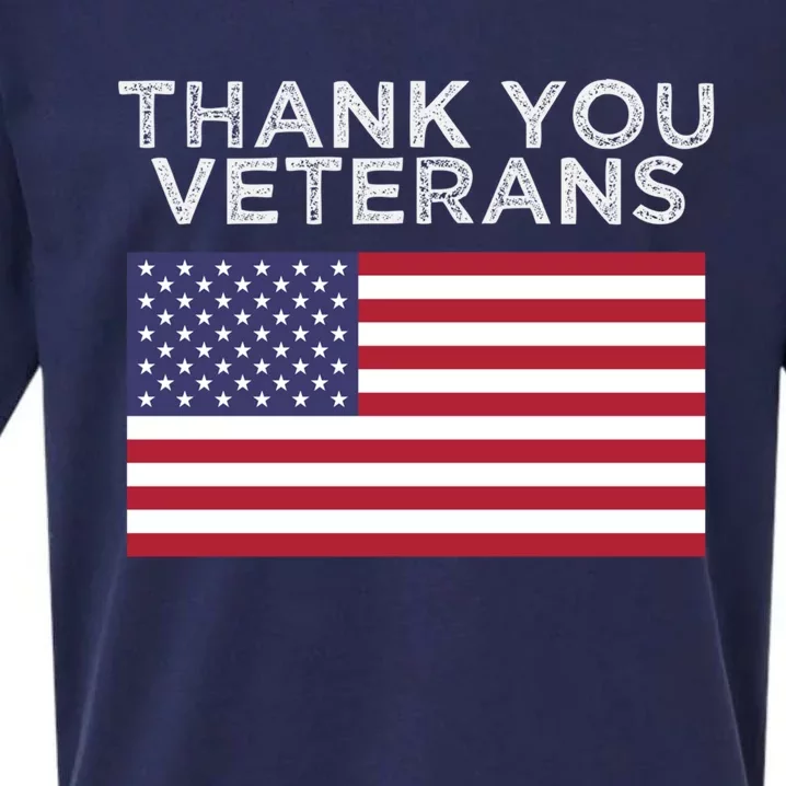 Thank You Veterans For Veterans Day Gift Sueded Cloud Jersey T-Shirt