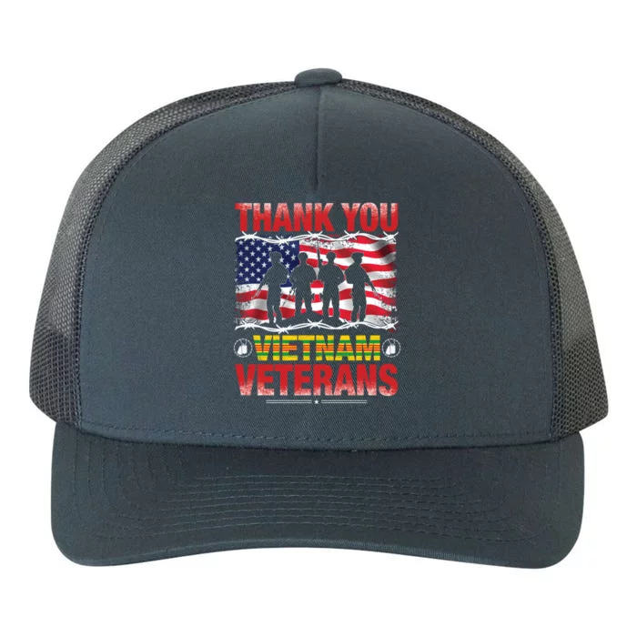 Thank You Vietnam Veterans Happy Veterans Day Proud Family Gift Yupoong Adult 5-Panel Trucker Hat