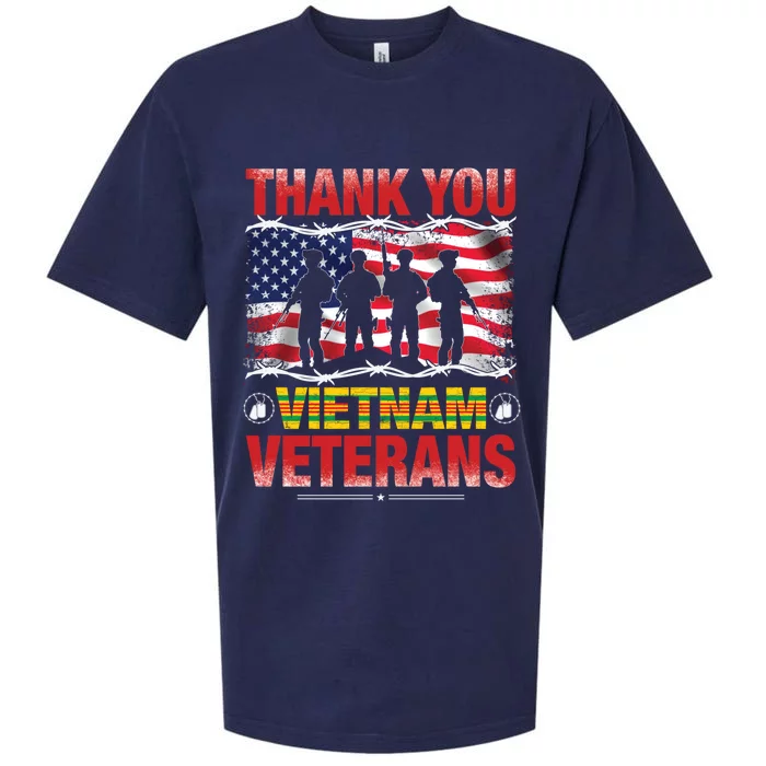 Thank You Vietnam Veterans Happy Veterans Day Proud Family Gift Sueded Cloud Jersey T-Shirt