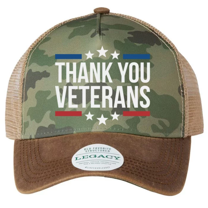 Thank You Veterans Gift Legacy Tie Dye Trucker Hat