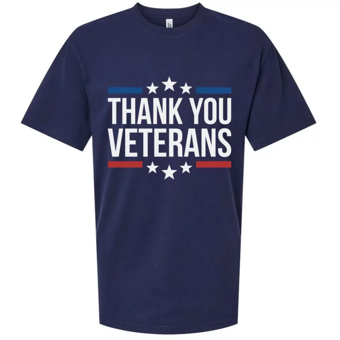 Thank You Veterans Gift Sueded Cloud Jersey T-Shirt