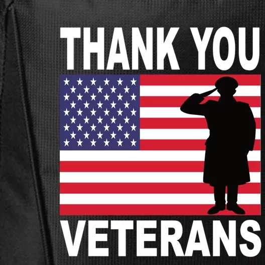 Thank You Veterans Gift Veterans Day Gift City Backpack