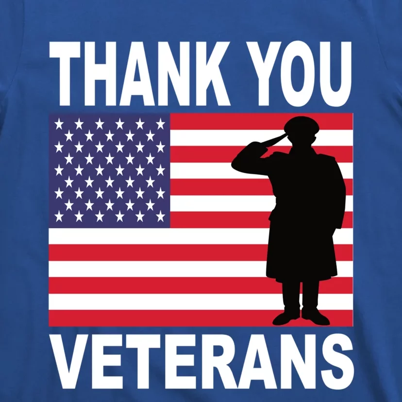 Thank You Veterans Gift Veterans Day Gift T-Shirt