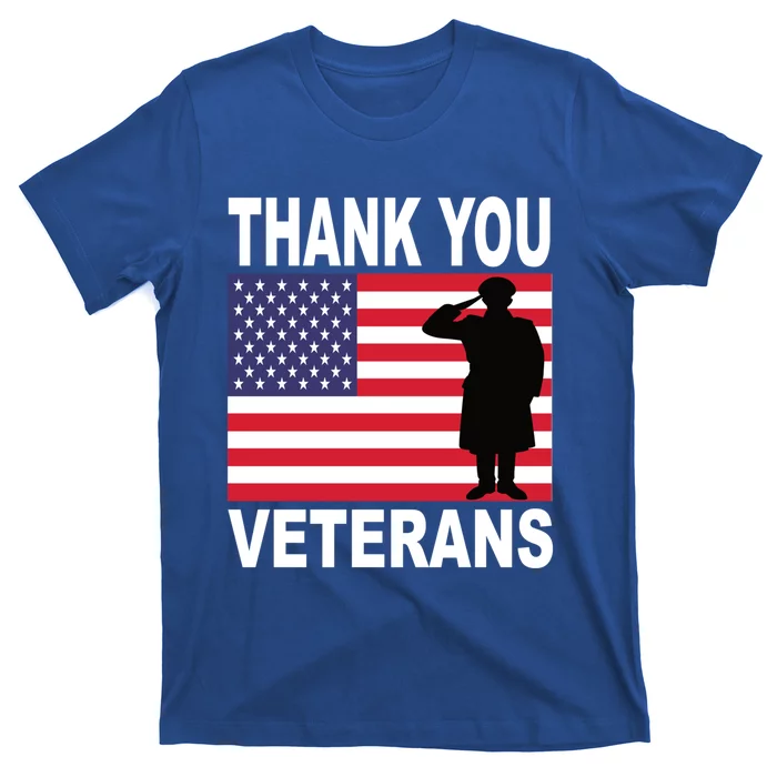 Thank You Veterans Gift Veterans Day Gift T-Shirt