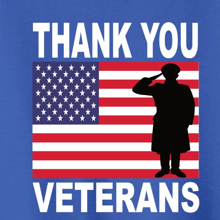 Thank You Veterans Gift Veterans Day Gift Toddler T-Shirt