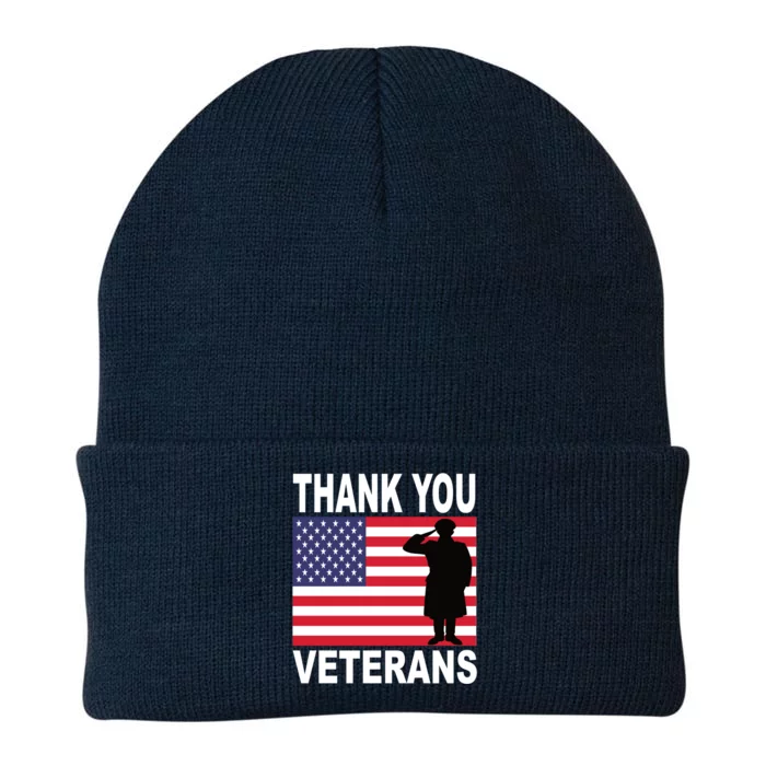 Thank You Veterans Gift Veterans Day Gift Knit Cap Winter Beanie