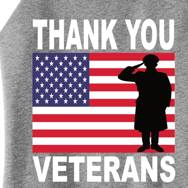 Thank You Veterans Gift Veterans Day Gift Women’s Perfect Tri Rocker Tank