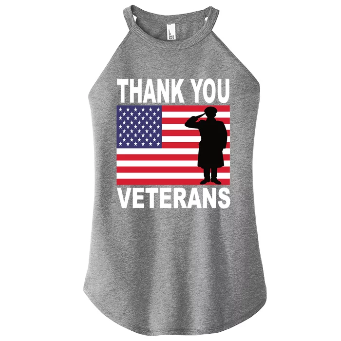 Thank You Veterans Gift Veterans Day Gift Women’s Perfect Tri Rocker Tank