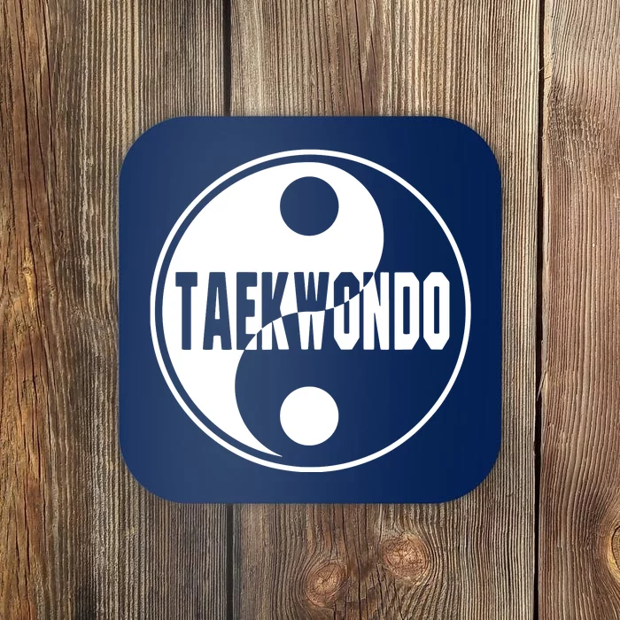 Taekwondo Yin Yang Tae Kwon Do Duality Tee Coaster