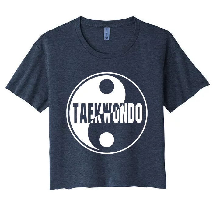 Taekwondo Yin Yang Tae Kwon Do Duality Tee Women's Crop Top Tee