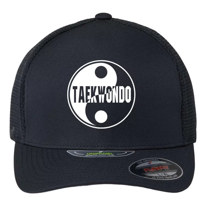 Taekwondo Yin Yang Tae Kwon Do Duality Flexfit Unipanel Trucker Cap