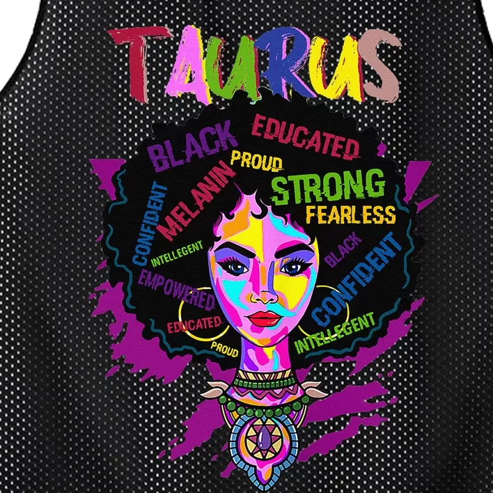 Taurus Zodiac Afro Black Wo April May Melanin Birthday Mesh Reversible Basketball Jersey Tank