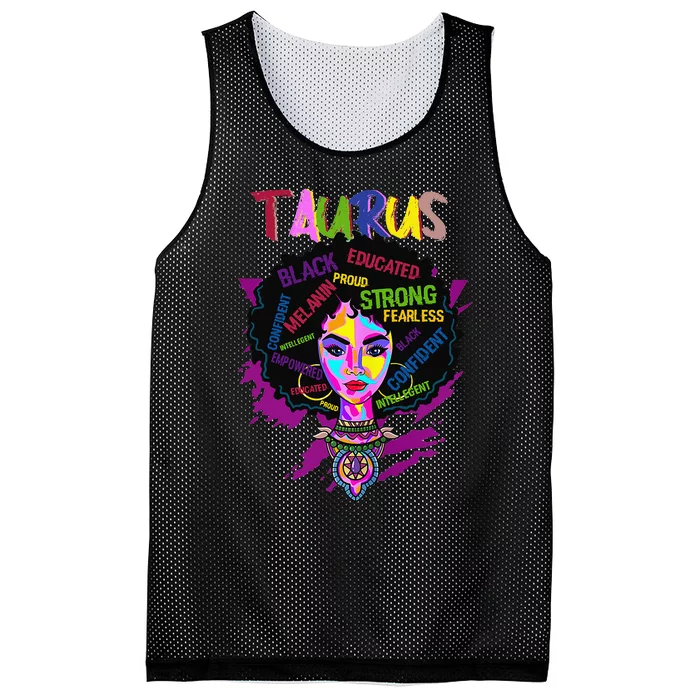 Taurus Zodiac Afro Black Wo April May Melanin Birthday Mesh Reversible Basketball Jersey Tank