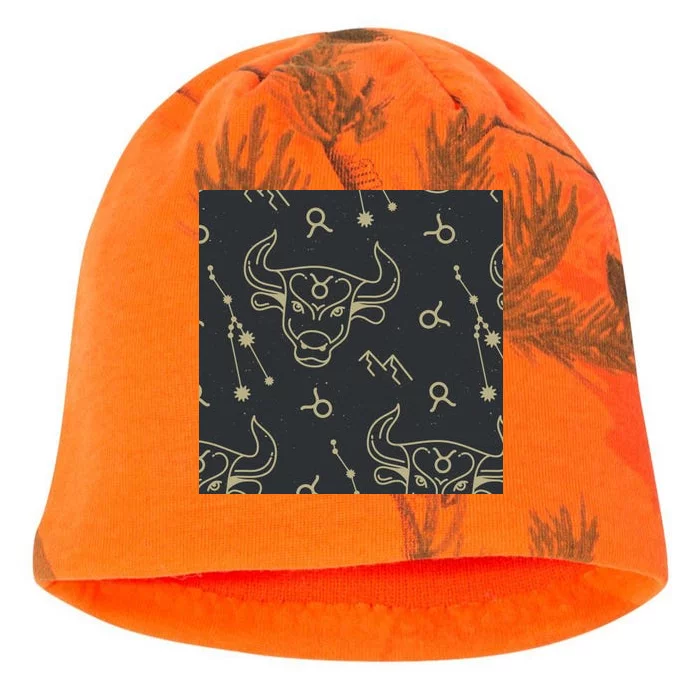 Taurus Zodiac Astrology Kati - Camo Knit Beanie