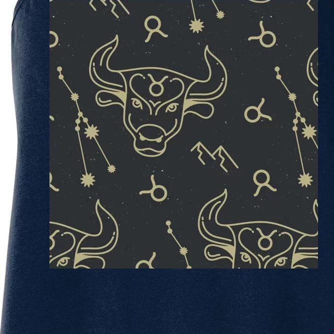 Taurus Zodiac Astrology Women's Racerback Tank