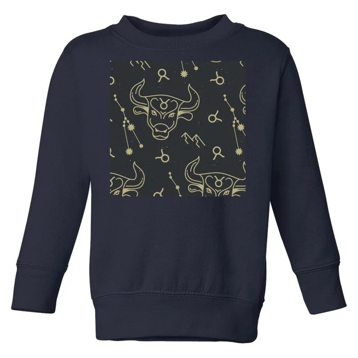 Taurus Zodiac Astrology Toddler Sweatshirt