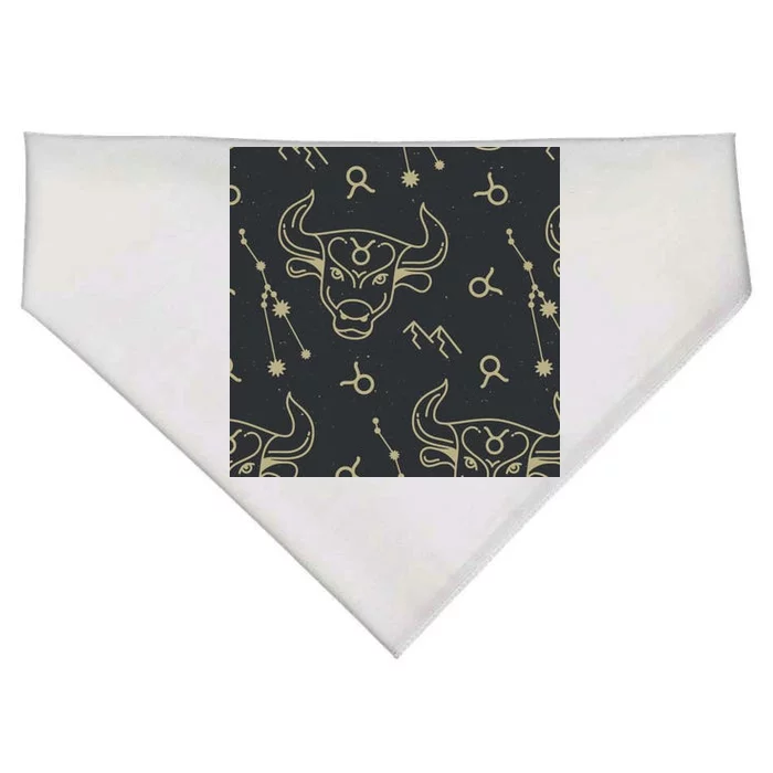 Taurus Zodiac Astrology USA-Made Doggie Bandana