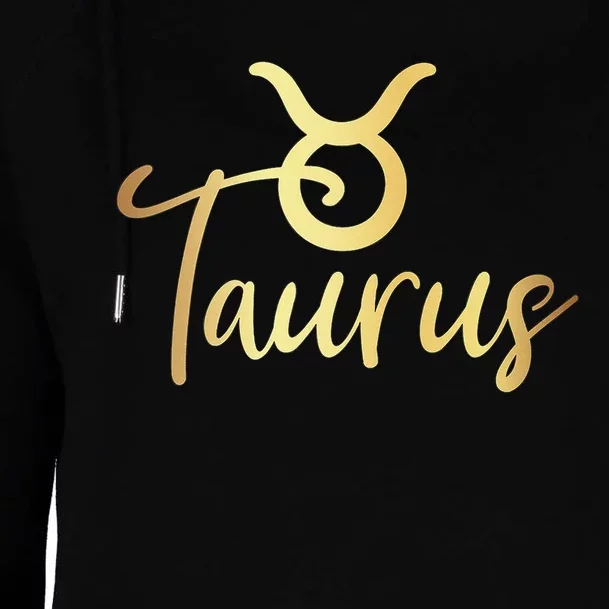 Taurus Zodiac Birthday Womens Funnel Neck Pullover Hood