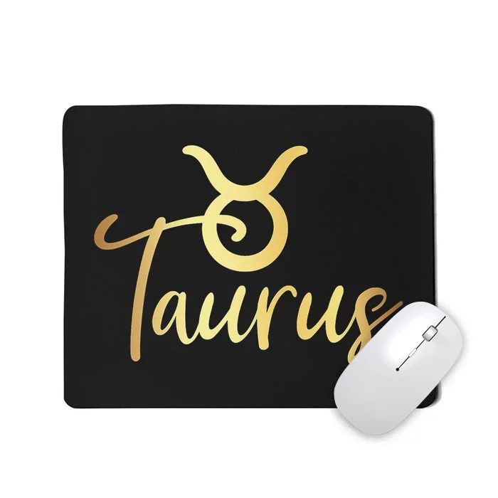 Taurus Zodiac Birthday Mousepad