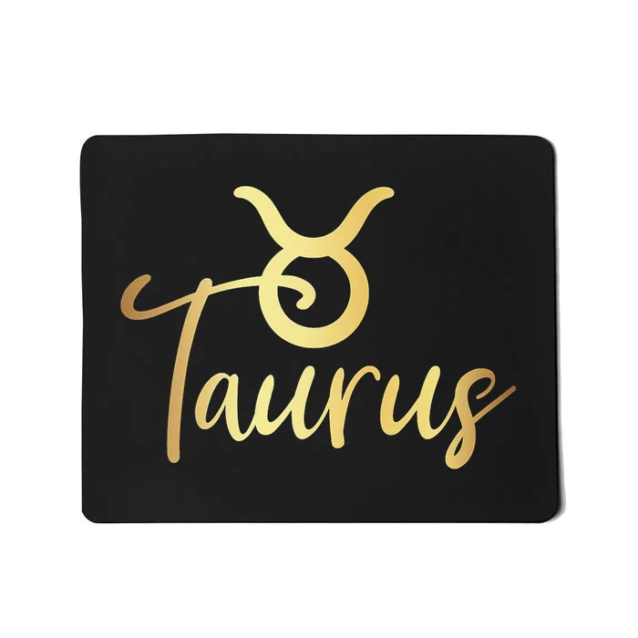 Taurus Zodiac Birthday Mousepad