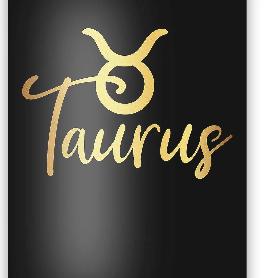 Taurus Zodiac Birthday Poster