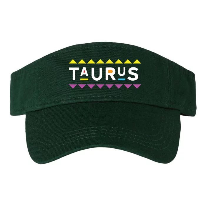 Taurus Zodiac Design 90s Style Valucap Bio-Washed Visor