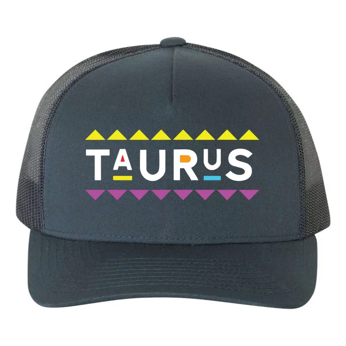 Taurus Zodiac Design 90s Style Yupoong Adult 5-Panel Trucker Hat