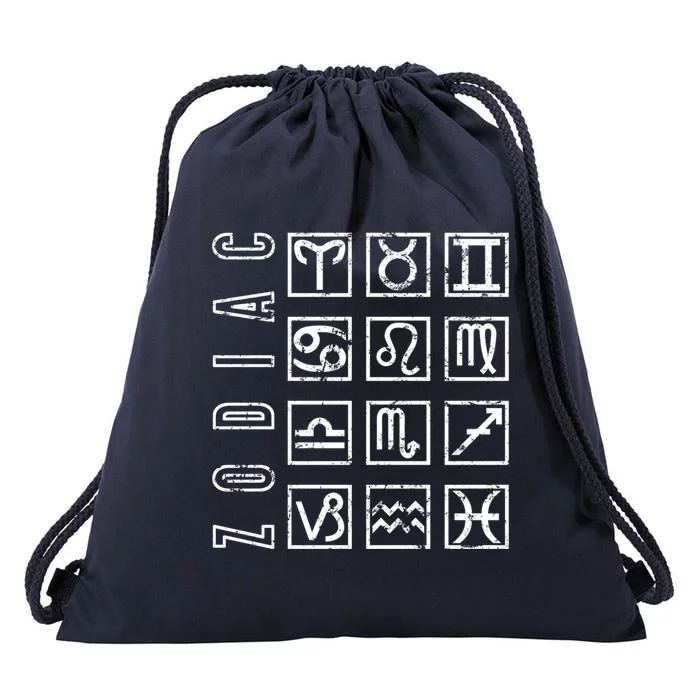 The Zodiac Horoscope Gift Drawstring Bag