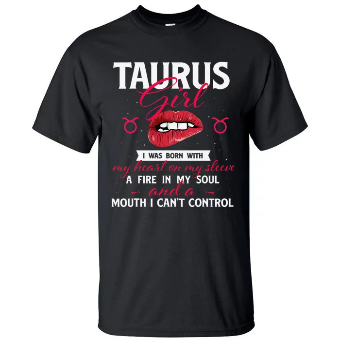 Taurus Zodiac Sign Astrology Astrologer Horoscope Tall T-Shirt