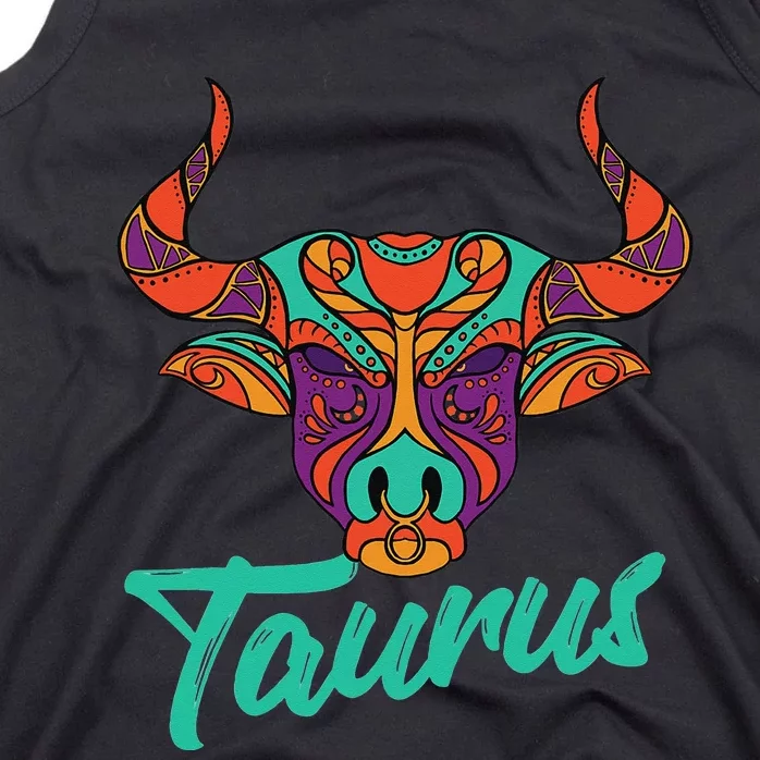 Taurus Zodiac Sign Astrology Astrologer Horoscope Tank Top