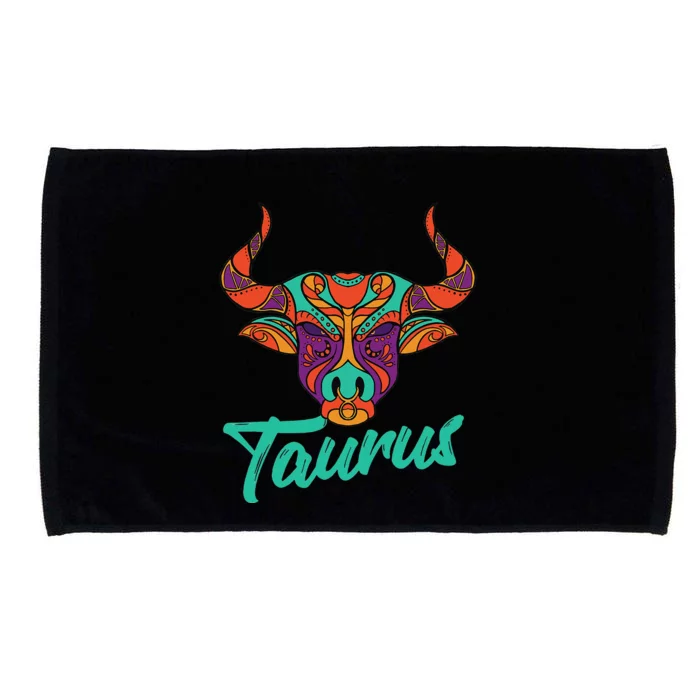 Taurus Zodiac Sign Astrology Astrologer Horoscope Microfiber Hand Towel