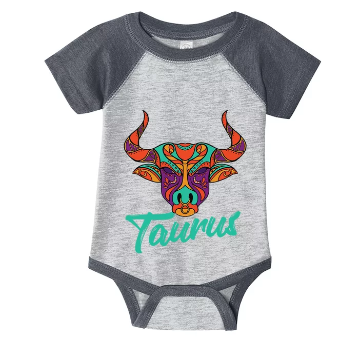 Taurus Zodiac Sign Astrology Astrologer Horoscope Infant Baby Jersey Bodysuit