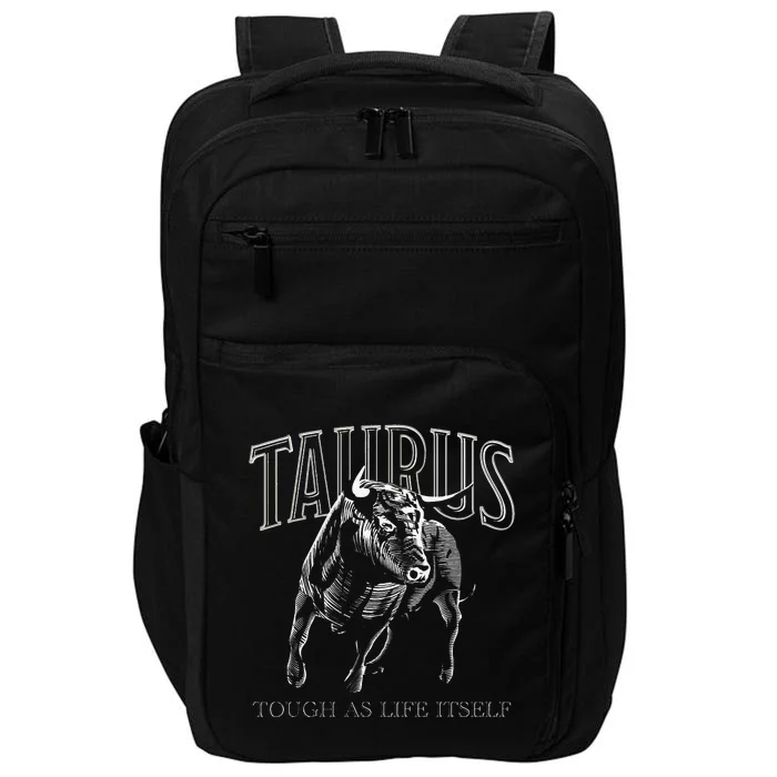 Taurus Zodiac Sign Astrology Horoscope Impact Tech Backpack