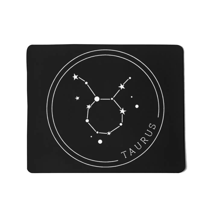 Taurus Zodiac Sign Constellation Gift Horoscope Wo Mousepad