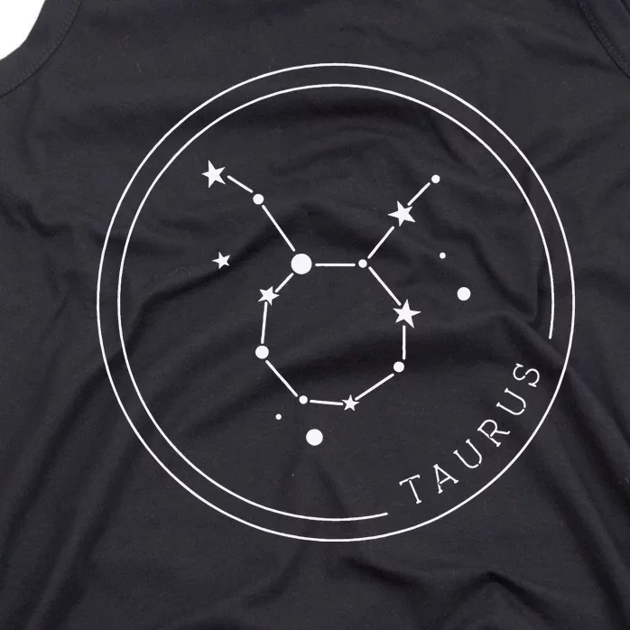 Taurus Zodiac Sign Constellation Gift Horoscope Wo Tank Top