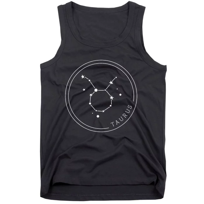 Taurus Zodiac Sign Constellation Gift Horoscope Wo Tank Top