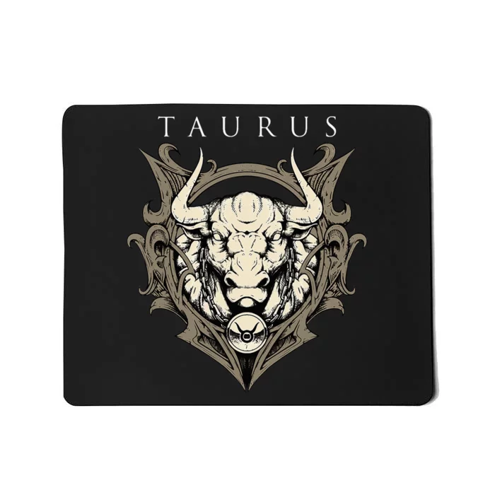 Taurus Zodiac Sign Birthday April To May Mousepad