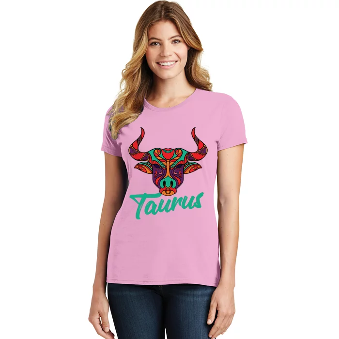 Taurus Zodiac Sign Astrology Astrologer Horoscope Women's T-Shirt