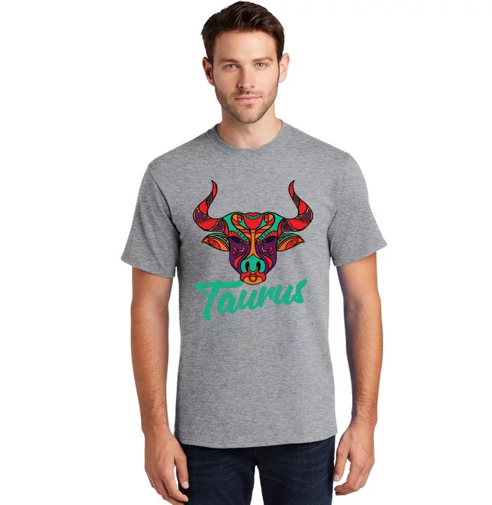 Taurus Zodiac Sign Astrology Astrologer Horoscope Tall T-Shirt