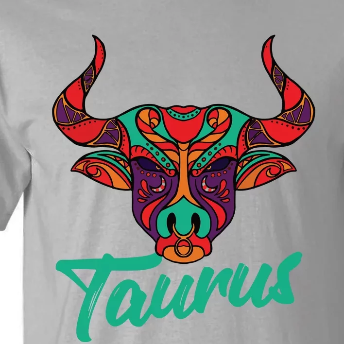 Taurus Zodiac Sign Astrology Astrologer Horoscope Tall T-Shirt