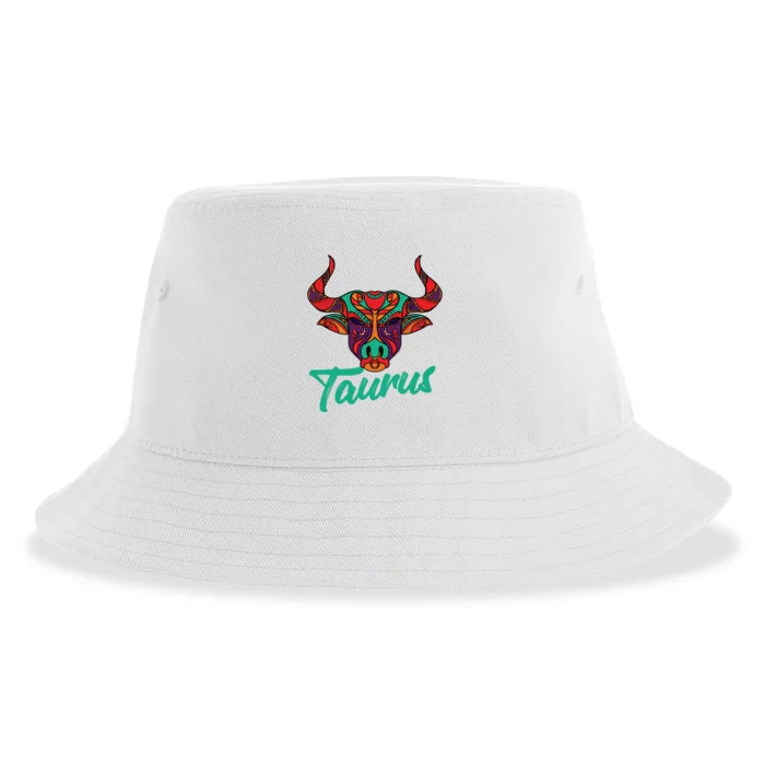 Taurus Zodiac Sign Astrology Astrologer Horoscope Sustainable Bucket Hat