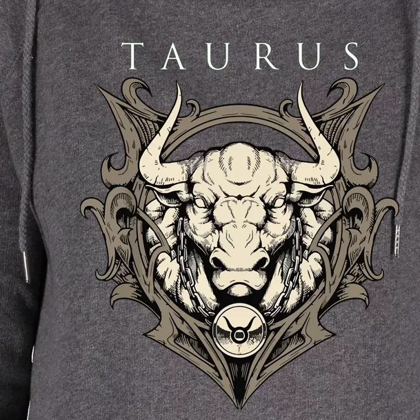 Taurus Zodiac Sign Birthday April To May Womens Funnel Neck Pullover Hood