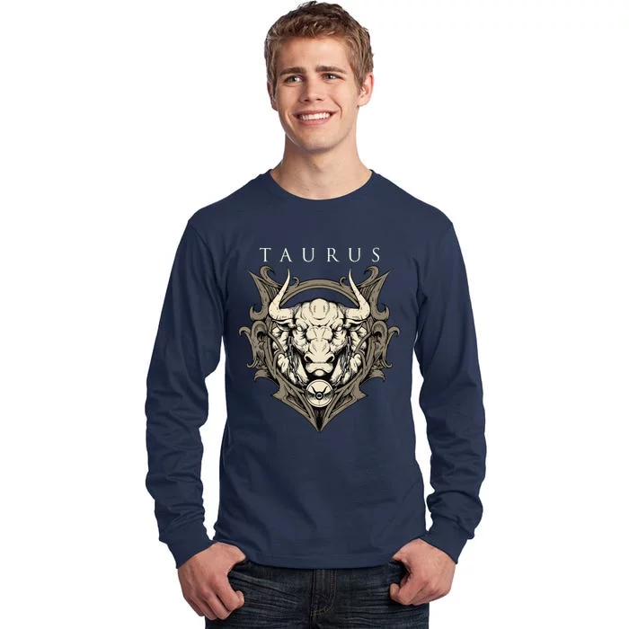 Taurus Zodiac Sign Birthday April To May Tall Long Sleeve T-Shirt