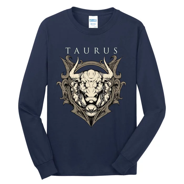 Taurus Zodiac Sign Birthday April To May Tall Long Sleeve T-Shirt