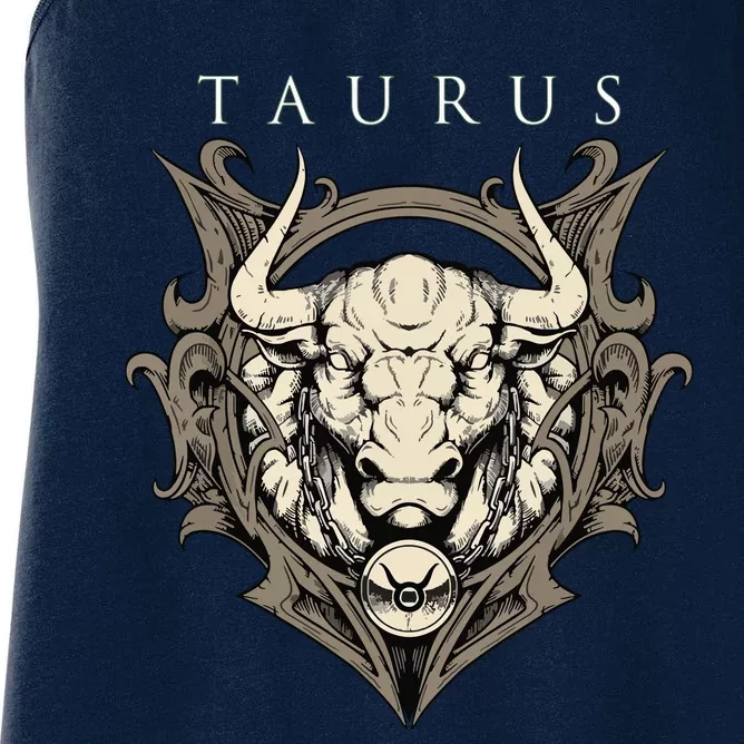 Taurus Zodiac Sign Birthday April To May Women's Racerback Tank